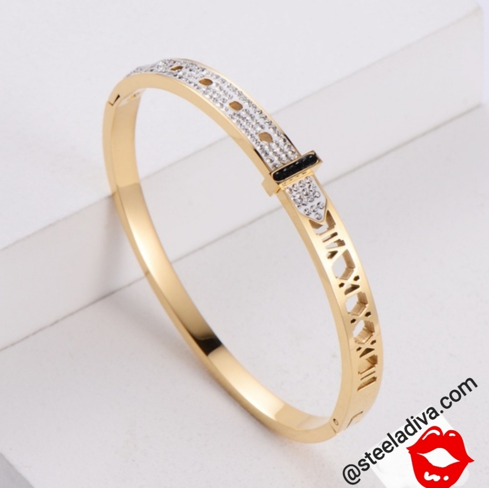 Rhinestone Roman numeral Bracelet